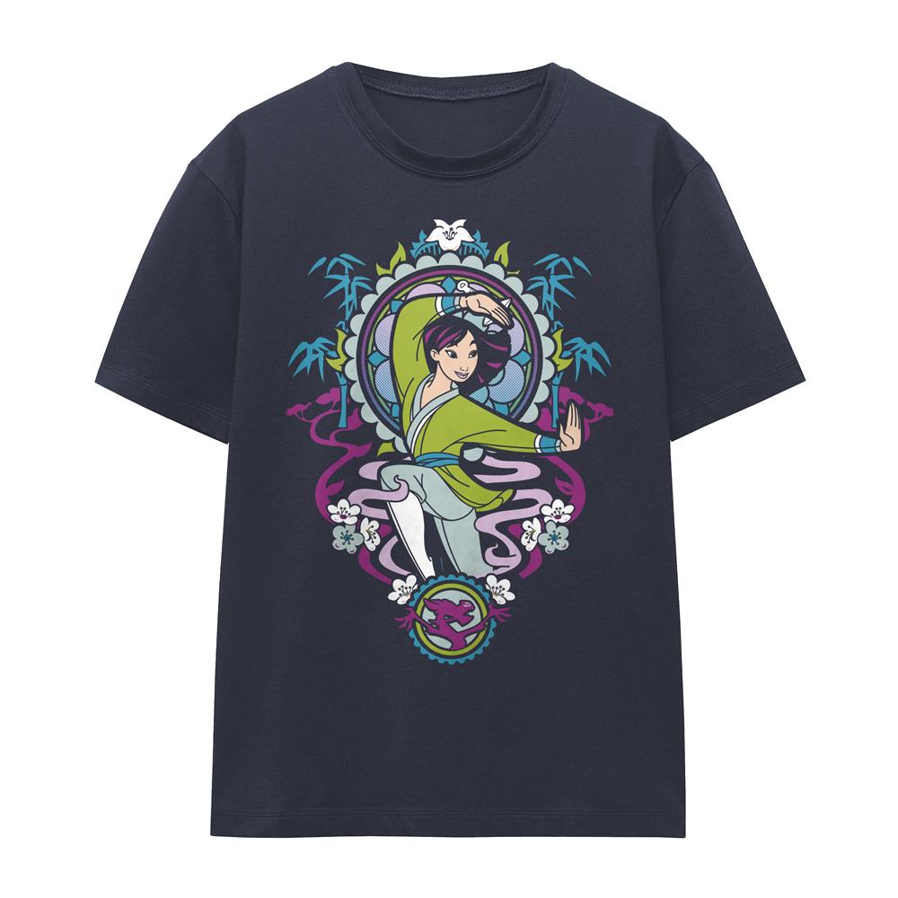 Mulan Womens/Ladies Stained Glass T-Shirt