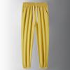 Ice Silk Summer Joggers with Zipper Pockets - Stylish, Casual & High Elasticity 