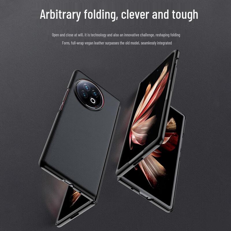 ZLANNI Business Leather Protective Case for Vivo X Fold Series