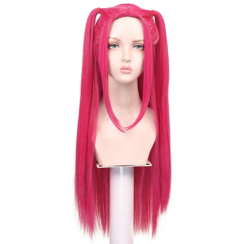 Skpop Witch Zoe Cosplay Wig Scalp Top Dark Purple Rose Net Cap Role Play Women
