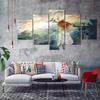 Canvas Anime Characters Painting 5 Pieces The Promised Neverland Posters Modern Home Decor Wall Picture Living Room No Frame Art