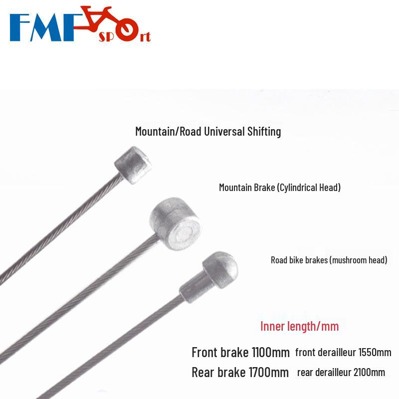 Stainless Steel Bike Brake & Gear Cable for Road, Mountain, and Folding Bikes