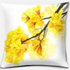 Bright Yellow Simple Geometric Series Pillow Gift Home Office Decoration  Bedroom Sofa Car Cushion Cover