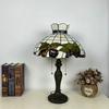 Yang Fengdi Tiffany Stained Glass Table Lamp - Warm Light European Design for Bedroom and Study