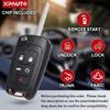 2Pcs Key Fob Replacement for Chevy Equinox Camaro Impala Cruze Sonic Malibu GMC Terrain Buick Lacrosse Regal Verano Encore 2010-2019 Keyless Entry