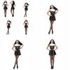 Nun Religieuse Halloween Cosplay Dress With Cotton Blend Material For Costume Parties