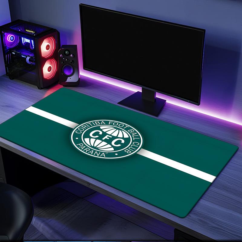 Coritiba Football Club Return Mouse Pad, Rubber Base, Mouse Pad for Gamers and Office Use, Gaming Desk , Easy To Clean Mat Christmas fan gifts