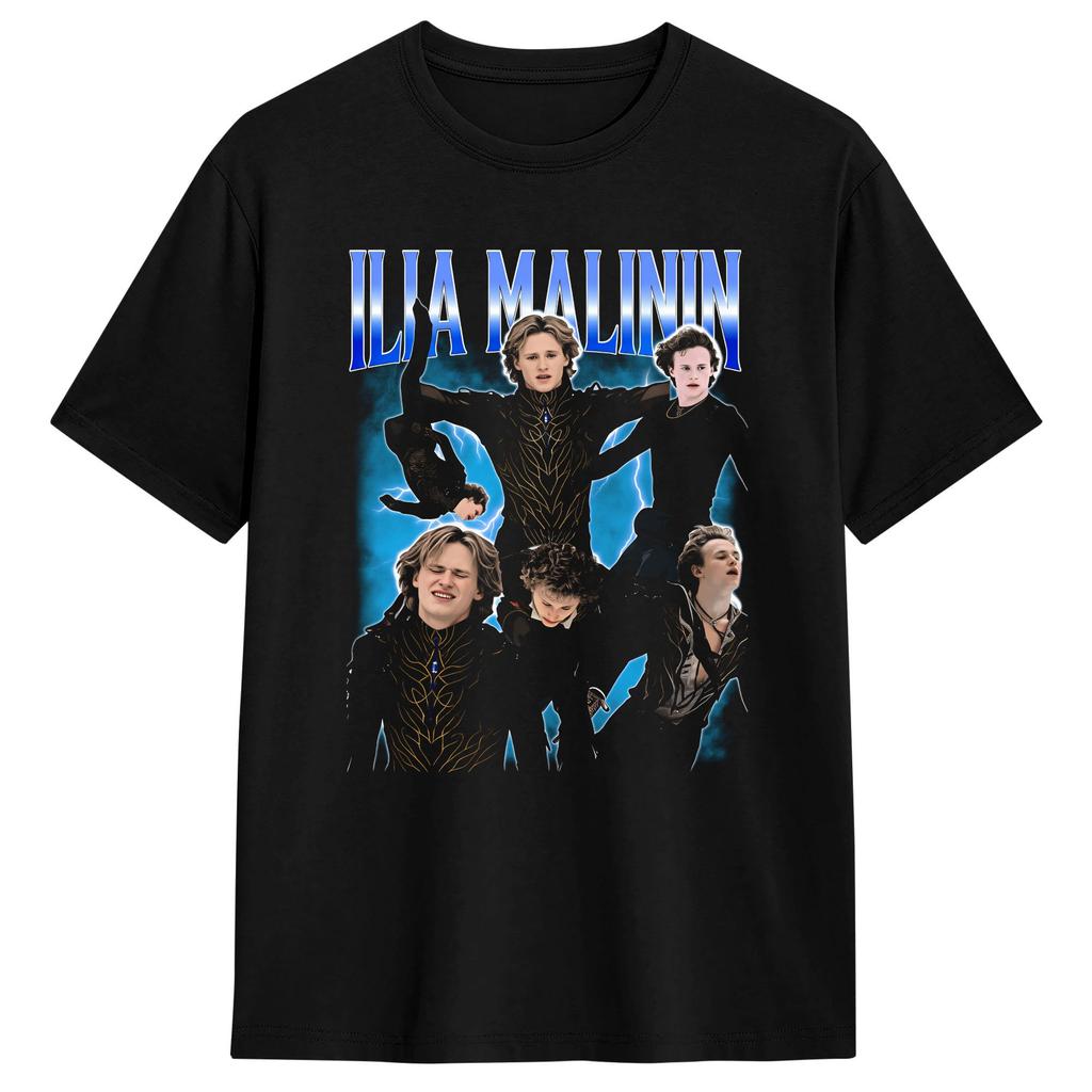 Ilia Malinin But Daddy I Love Him T-Shirt Summer 100% Cotton T-Shirts For Couple Hippie Casual Tee Shirt Short Sleeve Tops