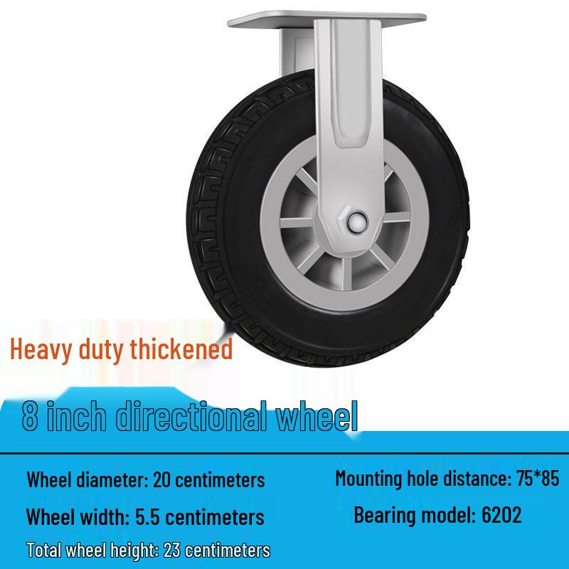 Těžká tichá otočná kolečka (2-8 palců) pro vozíky a malé ruční vozíky