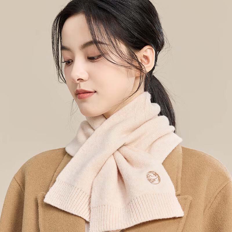 JIUMU Women's Thick Knitted Wool Scarf