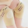 3/6 Pairs Kids Knee Pads Thick Padding Impact Protection Elastic Fit Comfortable for Baby Learning to Walk