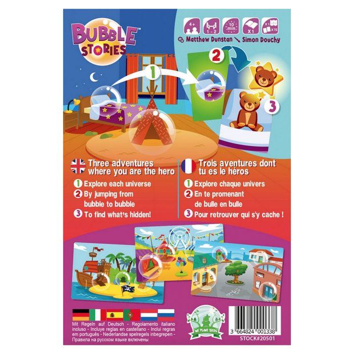 Jeu de cartes blue orange bubble stories