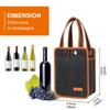 Wine Tote Bag Felt Non Woven Fabric Material Gift Packaging for Red Wine Champagne Liquor Storage