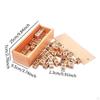 Wooden Letters Toy Spelling Games Learning Game Educational Abc Alphabet for Kids