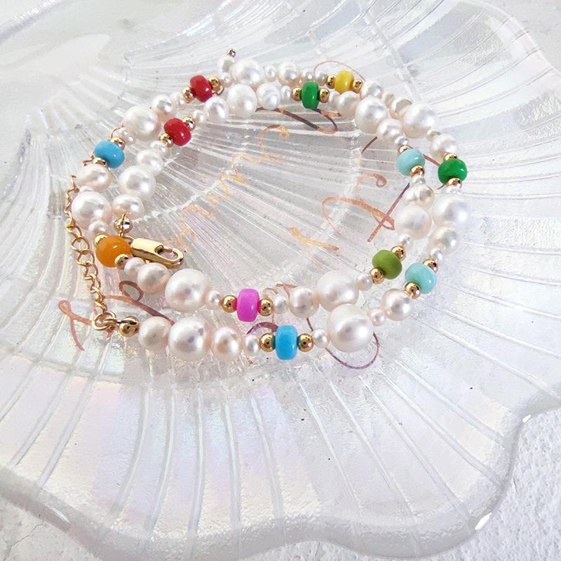 Baroque Pearl Cartoon Clavicle Chain: Simple Freshwater Pearl Choker for Women