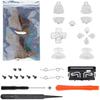 ExtremeRate PS4 Controller Compatible Multicolor Light Emitting D-Pad Thumbstick Trigger Home Fac...