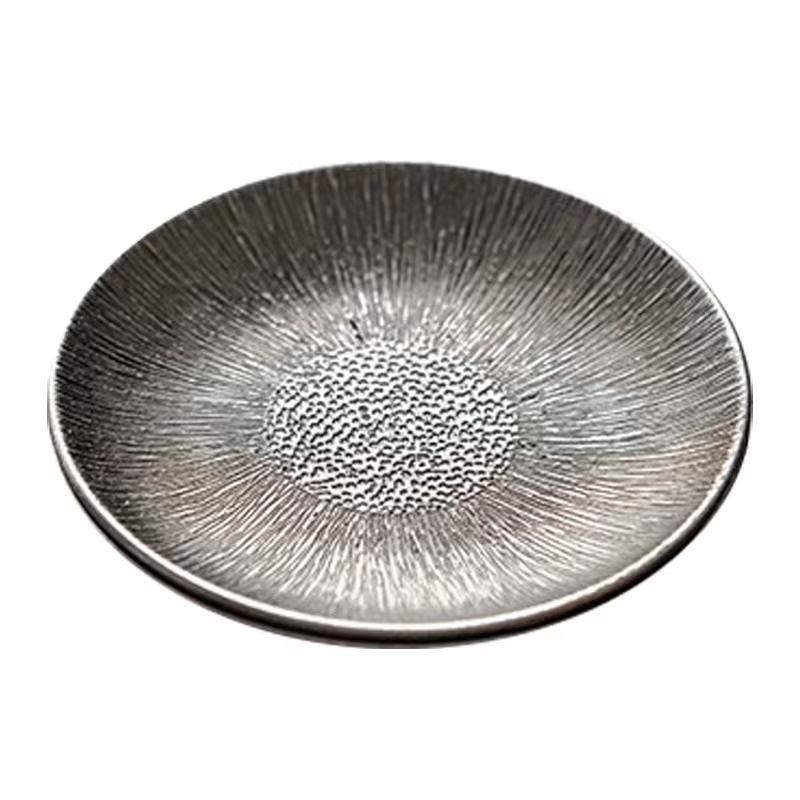 

Винтажные металлические подставки под чашки с теплоизоляцией, подставки под чашки для чая, кофе, молока, кухонные принадлежности серебряный