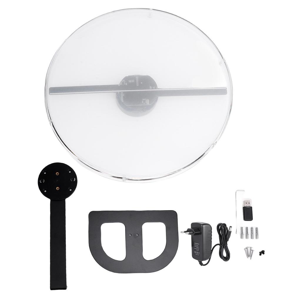 3D Hologram Fan 2000x224 224 Pcs LED Lights 3D Hologram Projector Advertising Display Support for APP PC Control