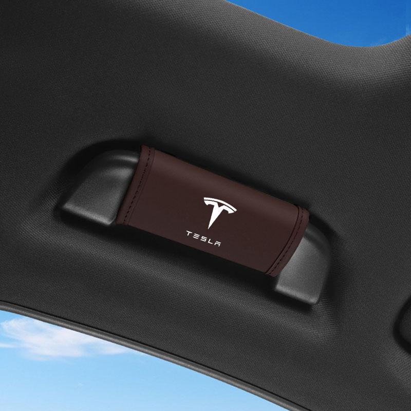 Capac de protecție mâner plafon interior auto, Mâner de tragere ușă auto, Mâner frână de mână pentru Tesla Model 3 Model S Model X Y Roadster Performance