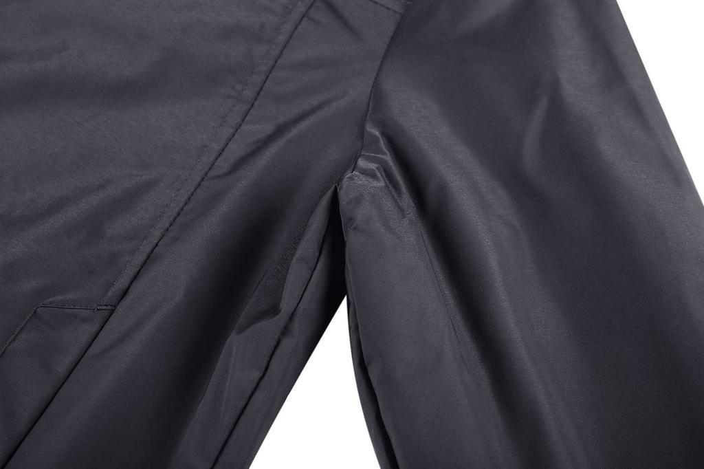 KEFITEVD Baseball Solid Lightweight Bomber Large Swing Size L Men's Jacket, Color, Jacket, Size, Windproof, Top, Workwear, Sukajan, Zip-Up, Gray,