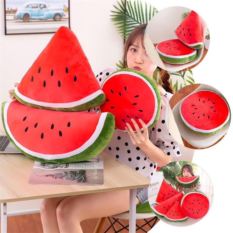 Soft And Huggable Watermelon Plush Toy Pillow Perfect For All Ages!