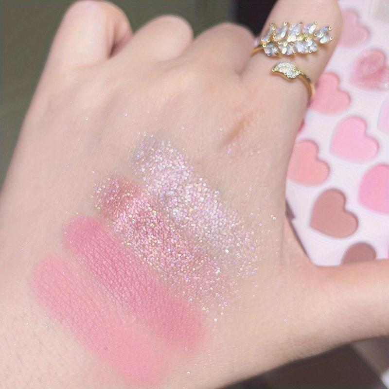 Sweetheart 20-Farve Øjenskyggepalette, Pudderbrun Mat & Shimmer, Glitrende & Levende, Alsidig Ny Ankomst til at Skabe et Elegant Makeup Look