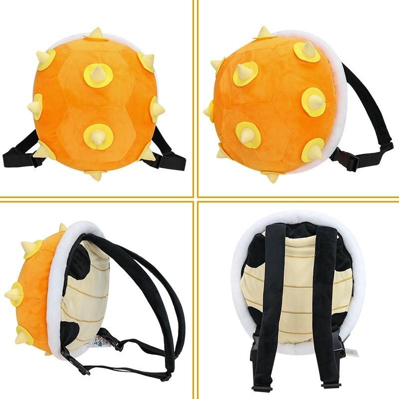 Mario Tortoise Plush Backpack For Kids With Cartoon Animal Design And Pp Cotton Padding