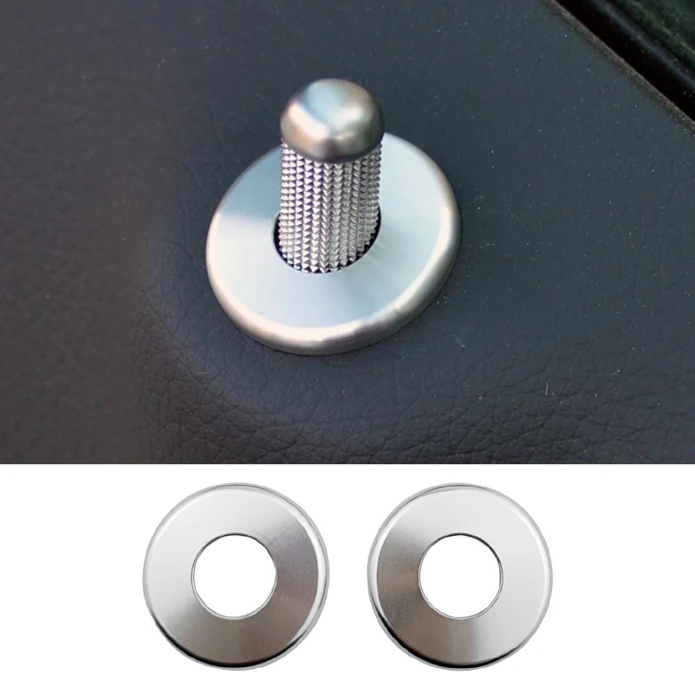 

2 шт. хромированные аксессуары кольцо дверного замка отделка для Mercedes Benz C Class W205 C180 C200 C260 2015 2016 автомобильный стиль