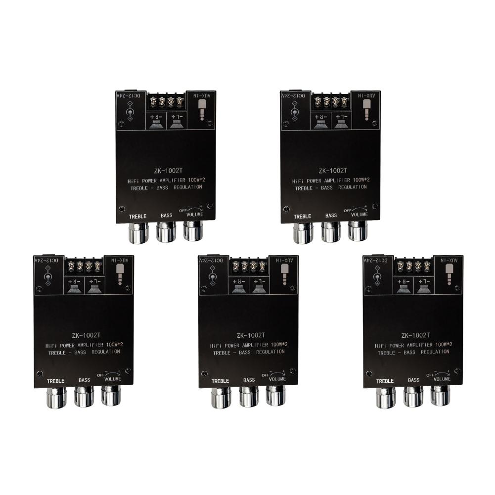 

ZK-1002T Bluetooth-сумісний підсилювач HIFI 2.0 Channel 100Wx2 Audio Board