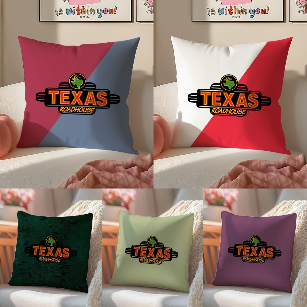Road Trip Restaurant Travel Tips T-Texas Roadhouse Pillow Case Sofa Living Room Bedroom Headboard Backrest Cushion