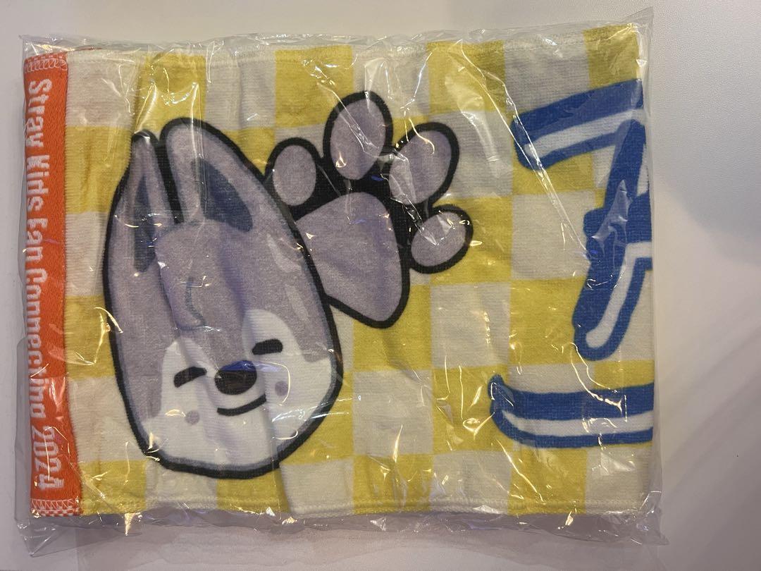 

[USED] Straykids Bang Chan Wolf Chan Toy World Towel