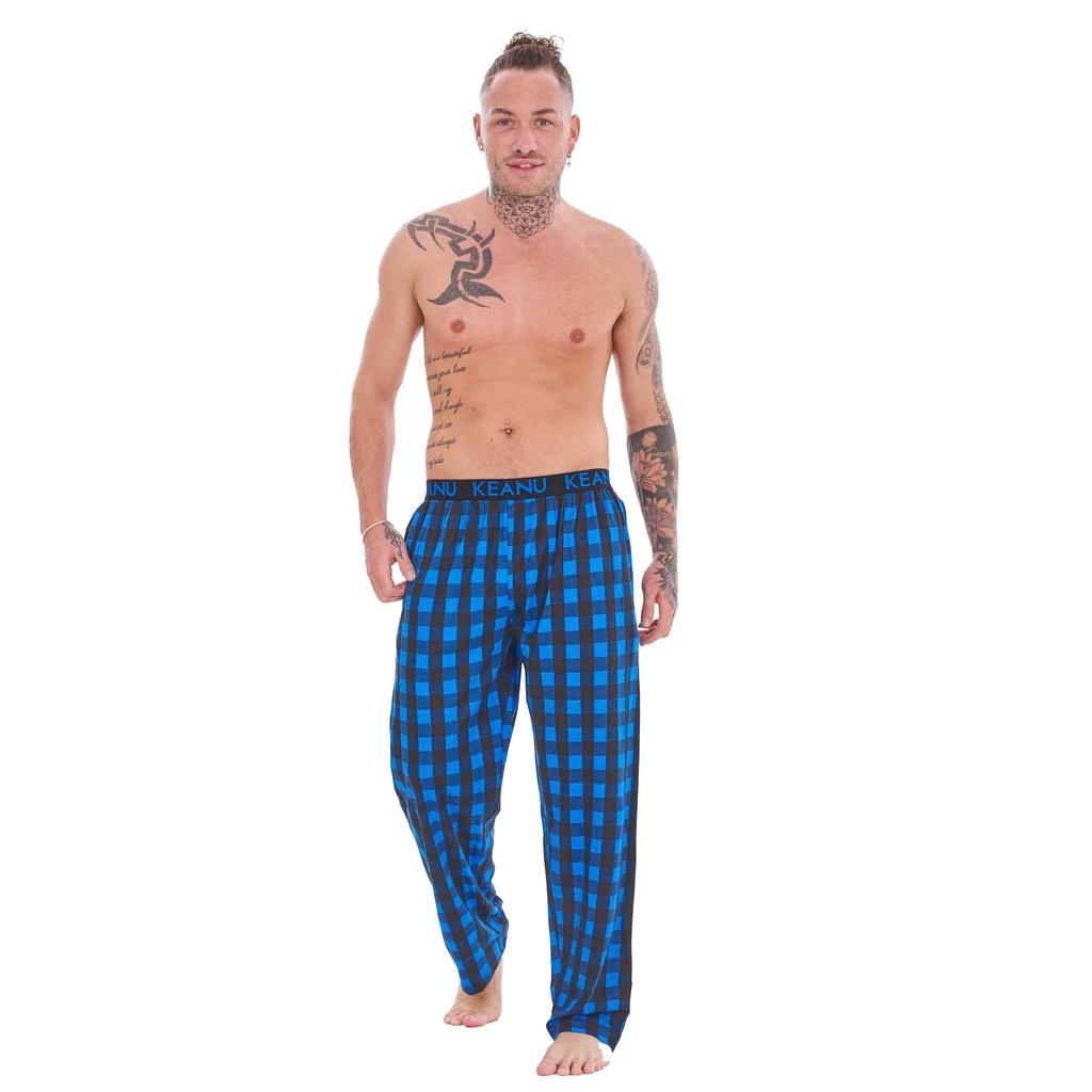 Keanu Men's Buffalo Check Lounge Pants (Pack of 2)
