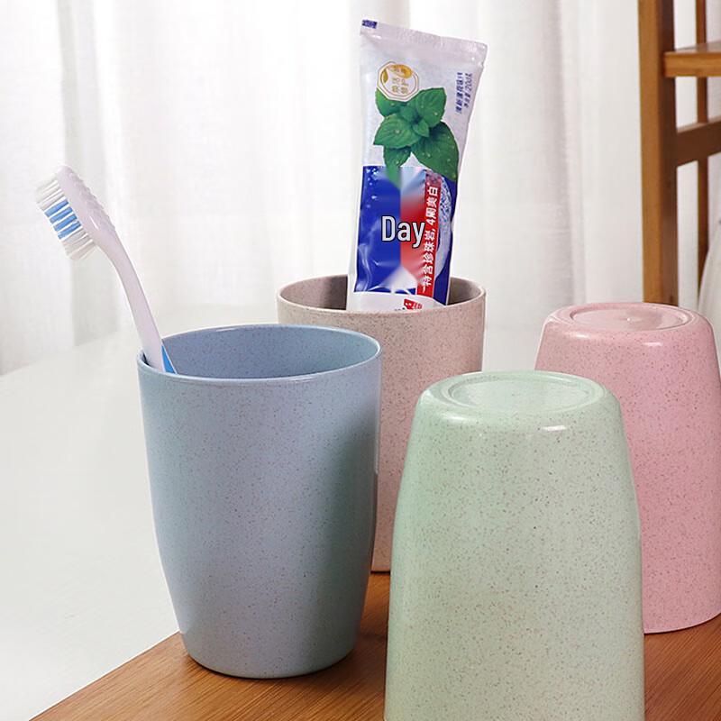 Wheat Fiber Round Mouthwash Cups - 10-Pack