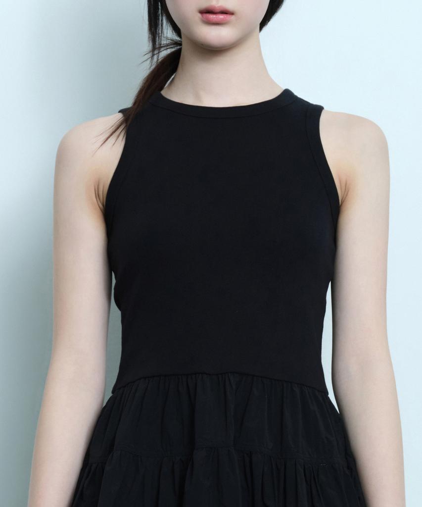 Musinsa Standard Woman Women'S Tank Top Combination Dress [Black]