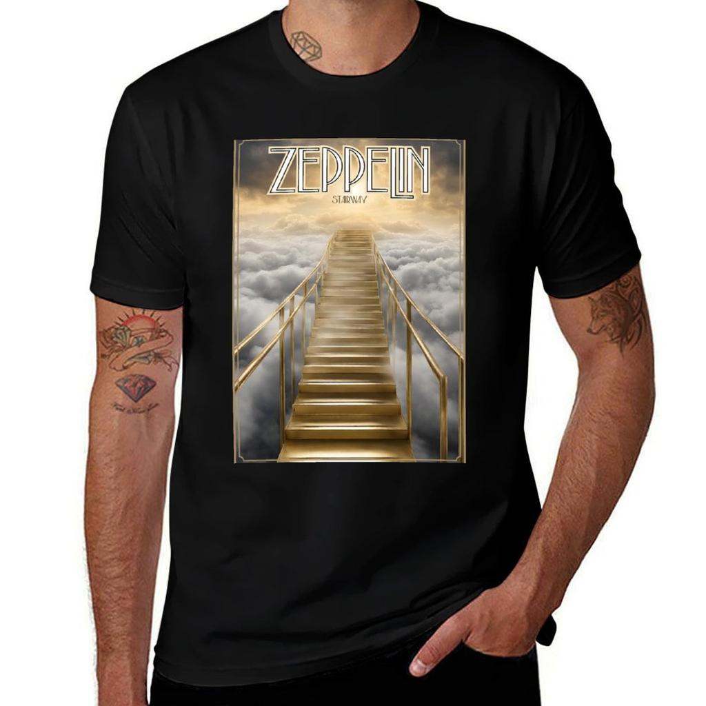 Golden Stairway To Heaven Tshirt Work Duty Casual Tshirt
