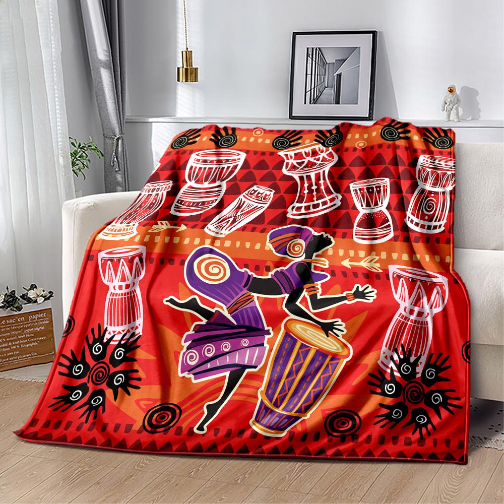 African Style Blanket Ultra-Soft Suitable for Bedding Office Chair Chair Four Seasons Universal Modern Style Gifts For Family Or Friends