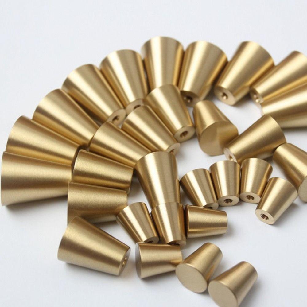 Simple Drawer and Cabinet Door Copper Handles Modern All-copper Handles Brass Handles  Kitchen