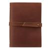 Custom Logo New Design Handmade Genuine Leather A5 Notebook Journal Vintage 100g Dowling Paper Loose-Leaf