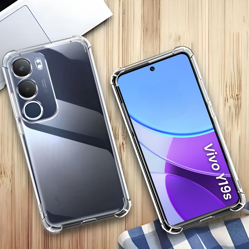 Case for Vivo Y19s, Dropproof, Transparent