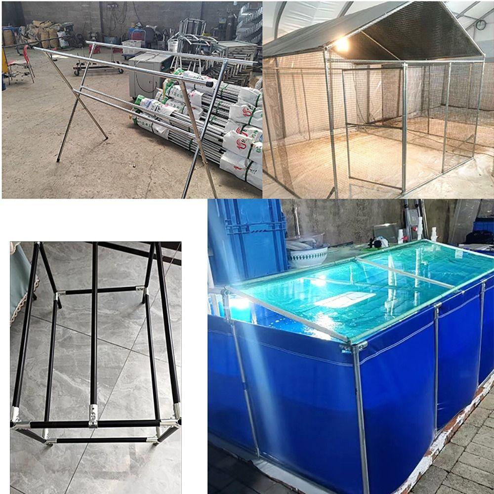 1Pcs Durable Carbon Steel Galvanized Pipe Joint Round 20/25/32mm Tube Connector Fixed Clamp Clothes Display