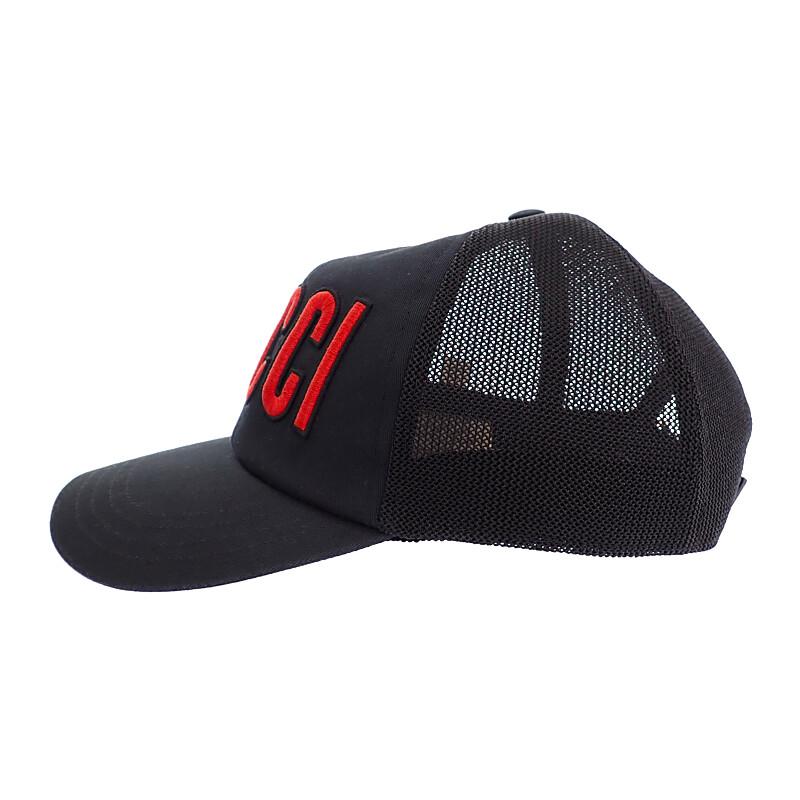 Gucci 701324 4HAOY 1060 XL Cap Black Cotton Mens