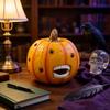 Orange Resin Halloween Pumpkin Decoration Scary Decor for Home Party