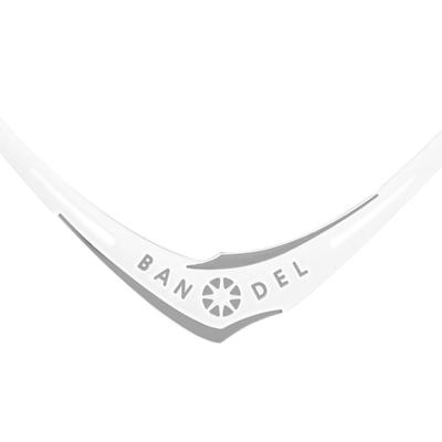 Bandel Kreuzkette exklusiv Weiß x Stringlänge Stringstärke [BANDEL] (Hogushiya Grau) / 40cm, 1.8mm