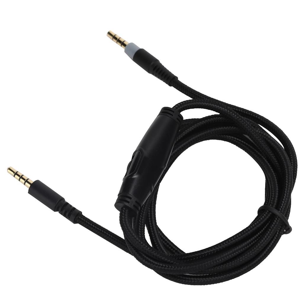 3.5mm Male To 3.5mm Headphone Cable 1.5m O Wire for AlphaSkyline Headset Black