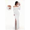 2026 Autumn One-Shoulder Slim-Fit Slit Dress