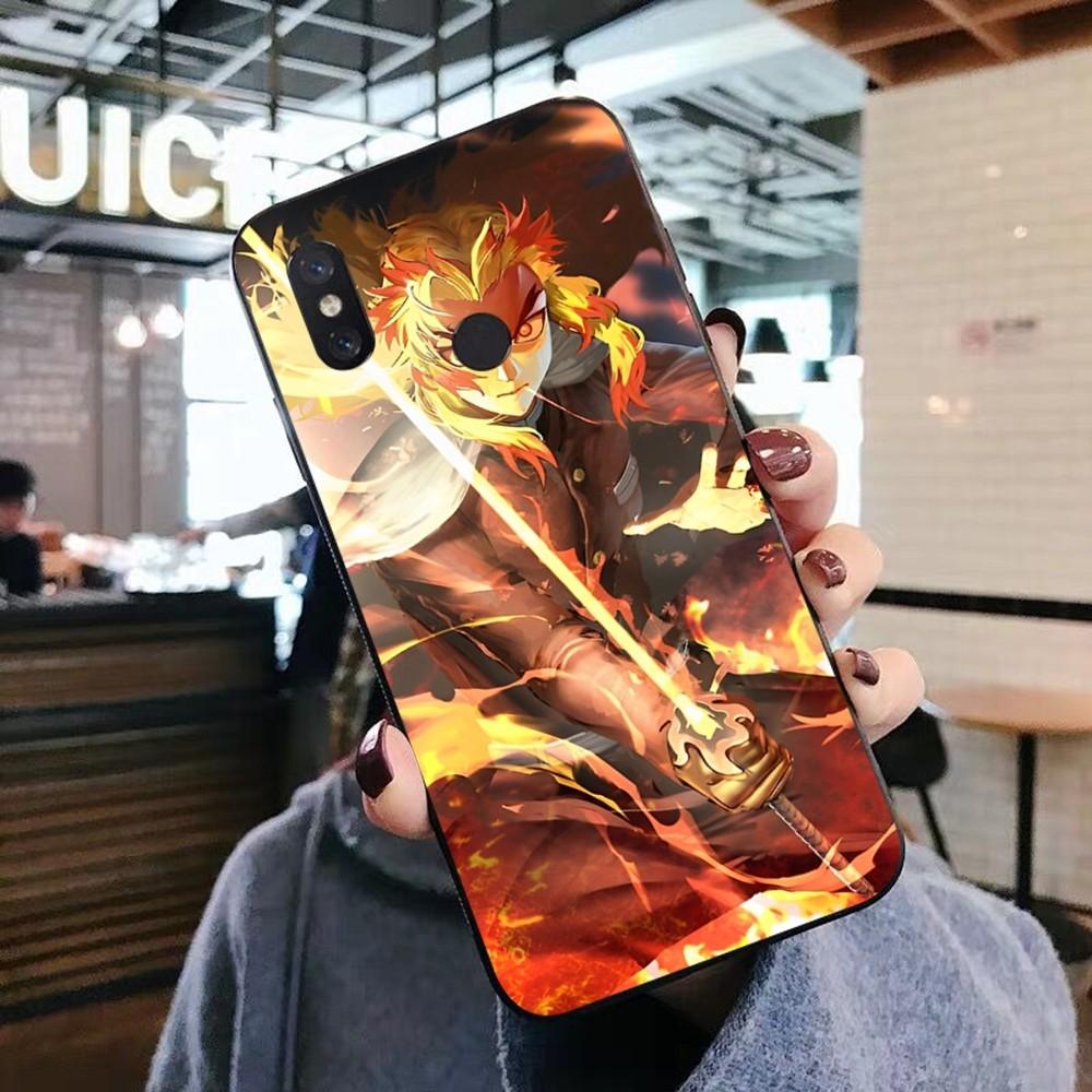Rengoku Kyojuro Phone Case For Xiaomi Mi 5X 8 9 10 11 12 lite pro 10T PocoX3pro PocoM3 Note 10 pro lite