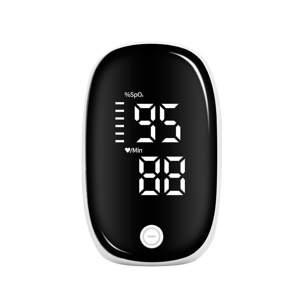 English Version Fingertip Pulse Oximeter: Monitors Blood Oxygen Saturation & Heart Rate