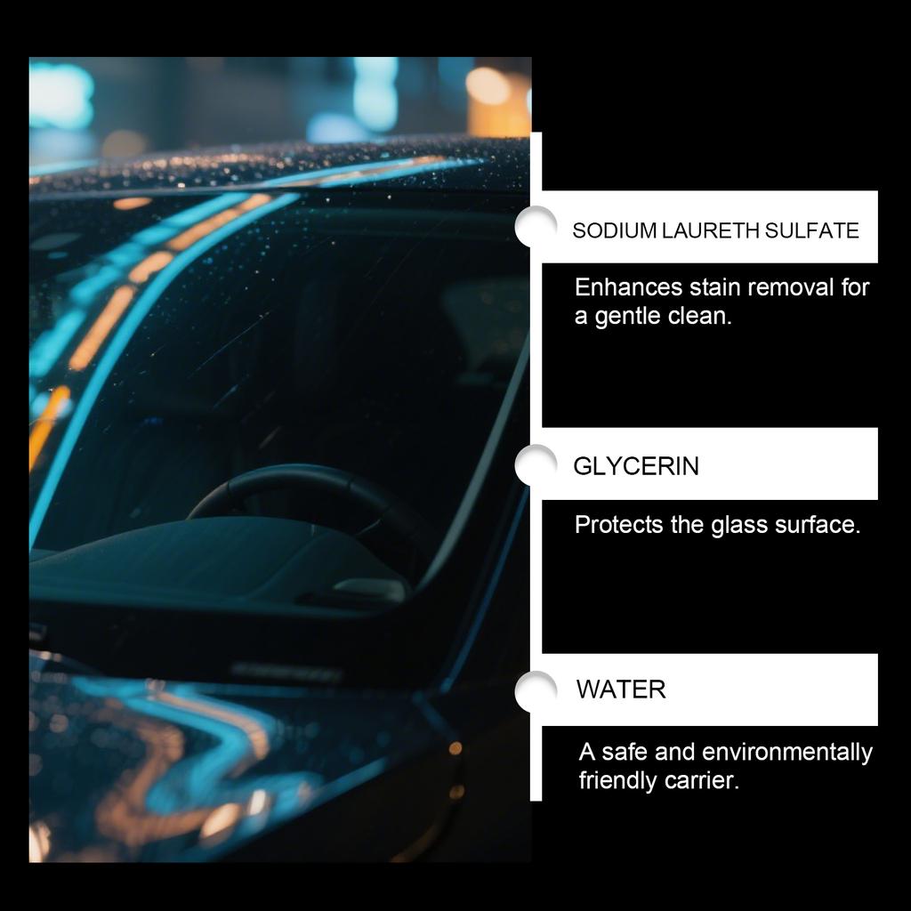 Auto Fensterglasreiniger Keramik Glasbeschichtung Spray, Auto Windschutzscheibe Regendicht Politur 237ml