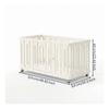 Modular Plastic Playpen Portable with Lockable Door Secure for Apartment