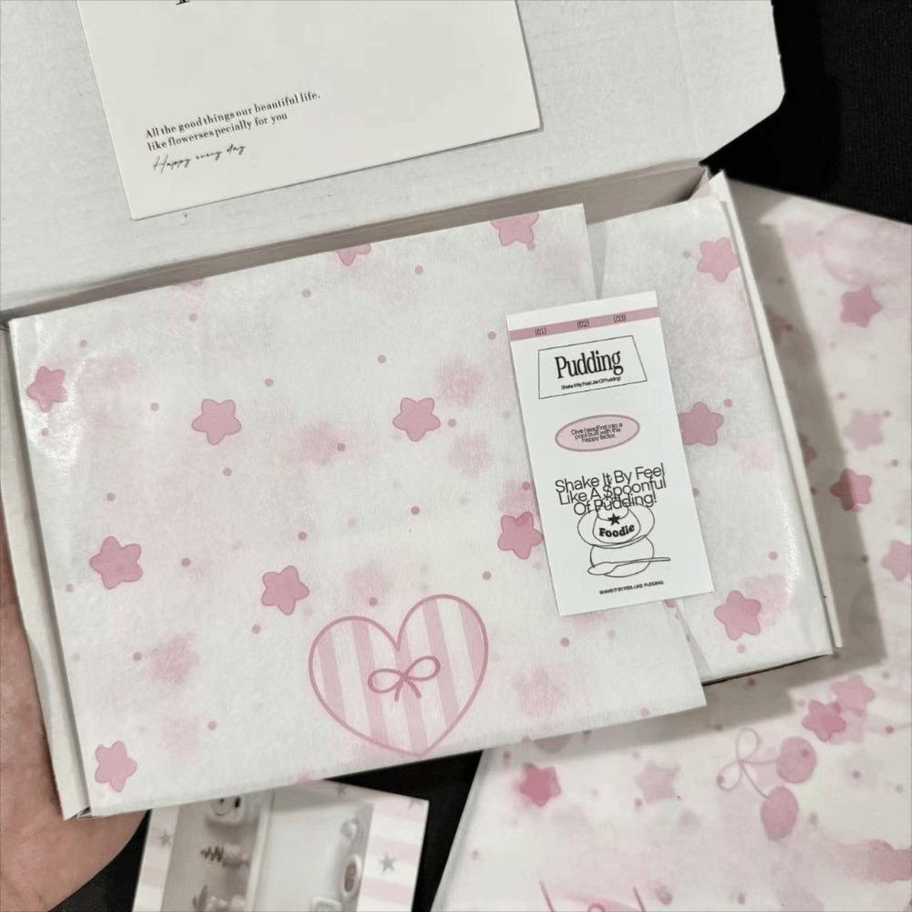 10PCS Hand-rubbed Bowknot Sydney Paper Cotton Texture Bowknot Design Cotton Paper Gift Wrapping Flower Wrapping